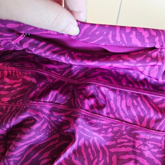 Athleta Ace Printed Pink 13.5 Tennis Skort with Pockets Plus Size 2x Workout - Picture 4 of 9